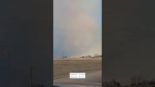 ALERT FOR EVACUATIONLARGE GRASS FIRE IS BURNING IN STRATHCONA COUNTY [upl. by Nojel567]