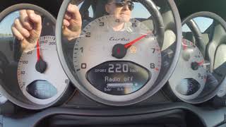 Porsche 997 Turbo 0300 acceleration test [upl. by Boj]