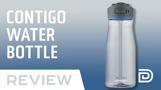 Water Bottle Review  Contigo Autospout Ashland Water Bottle 32oz [upl. by Artinahs]