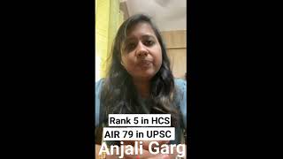 Review Anjali Garg AIR 79 in upsc cse 2022  EnlightIAS prelims test series review [upl. by Eislrahc406]