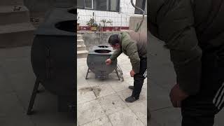 Part 66heating tool for winter coal stove The heating effect is great [upl. by Irotal704]