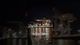 Dorsett Evening Cruise through the Oakland Shipping Channel diy builtnotbought nightcruise [upl. by Nairad612]