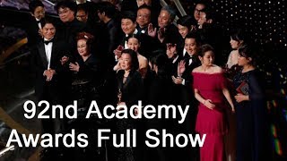 92nd Academy Awards Full I Oscars Awards 2020 Full Event I [upl. by Llerraj]