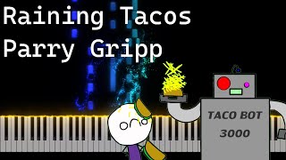 Raining Tacos  Parry Gripp amp BooneBum Piano Tutorial NivekPiano [upl. by Funda]