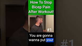 Expert Advice Preventing Bicep Pain After Your Workout shorts [upl. by Starbuck]