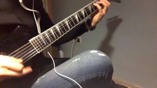 Cover Megadeth  Take No Prisoners Marty Friedmans solo [upl. by Claudie]