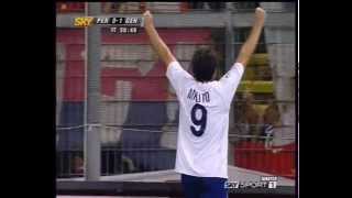 Gol Milito 01  Perugia vs Genoa 22 01102004 [upl. by Aserat]