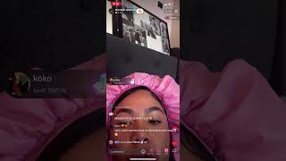 Brooklyn queen TIKTOK live must watch comments abt Yanni [upl. by Roehm]