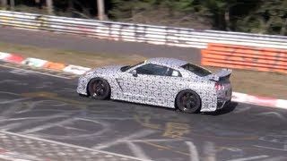 Incredible POWER 2014 Nissan GTR NISMO tested on the Nürburgring Nordschleife [upl. by Notyalc]