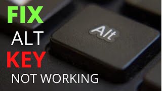 Fix Alt Key Not Working On Window 7810 ALtKEY  Samehulhaq [upl. by Llennol600]