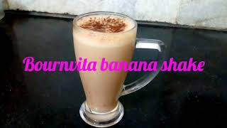 Bournvita banana shake  Bournvita milkshake  milkshake recipe  how to make Bournvita milkshake [upl. by Maighdiln]