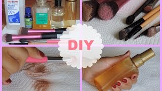 ♡DIY  nettoyant pour pinceaux à maquillage♡ [upl. by Ellinet]