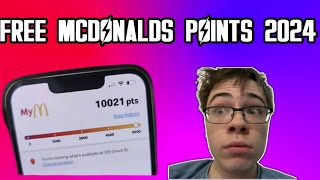 McDonalds App Free Points Promo Working 2024 [upl. by Enoryt]