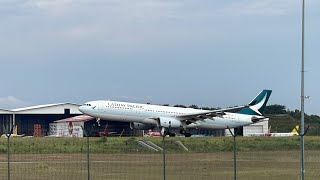 4 Minutes GREAT LANDING from UP CLOSE  Kuala Lumpur Airport Plane Spotting KULWMKK [upl. by Sandy]