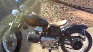 1968 Harley Davidson Sprint Bobber 250cc running [upl. by Yenruoj883]