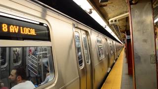 168th Street Bound Train Of R160A1s On The C  34th Street  Penn Station [upl. by Madge]