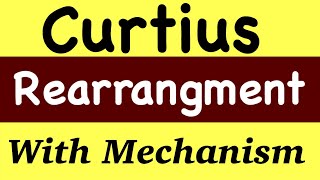 Curtius Rearrangment with Mechanism  Very Easy Method  Chemistry Academy [upl. by Alonso]