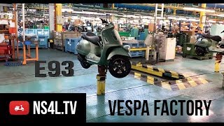 VESPA 2018  PIAGGIO MUSEUM amp FACTORY  PONTEDERA ITALY  NS4LTV  E93 [upl. by Erodoeht]