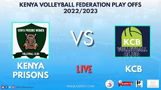 KENYA PRISONS LADIES VS KCB  KVF NATIONAL PLAYOFFS 2223 [upl. by Delos]