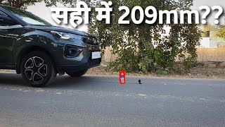 Testing Tata Nexon Ground Clearance In Real [upl. by Karylin155]