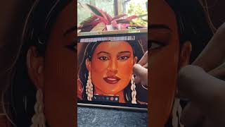 Drawing Rida tharanaDrawing my favorite influencers bollywood digitalillustrationart art viral [upl. by Irelav]