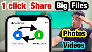 Share Videos Photos Files Between iPhone And Android [upl. by Rehpoitsirhc]