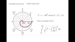 Calculus Help Arc Length of Cardioid Consider the curve which looks like C r3θ2 where 0≤θ≤2π [upl. by Ahseikan]