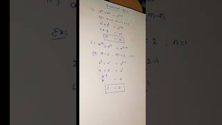 Exponents rules verification ytshort maths education viral trending [upl. by Neelon]