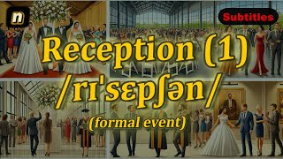 n Reception meaning formal event with 5 examples [upl. by Hortense]