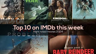 Top 10 on IMDb this week  Top 10 Highest Rated Movies on IMDB 2024 [upl. by Patrick]