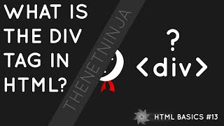 HTML Tutorial for Beginners 13  The div Tag [upl. by Greenleaf383]