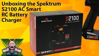 Unboxing the Spektrum S2100 AC Smart Charger for RC Air and Surface Batteries [upl. by Ecadnarb]