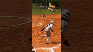 Incredible Dive and Throw 🔥  Softball 2nd Baseman Shuts Down the Hit [upl. by Bobbe]