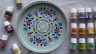 Pebeo Porcelaine  Paint a Tray [upl. by Posehn]