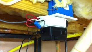 Insteon Leak Sensor Install [upl. by Fabriane]