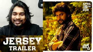 JERSEY Trailer REACTION  Nani Shraddha Srinath  Anirudh  SWAB REACTIONS with Stalin amp Afreen [upl. by Zsuedat]