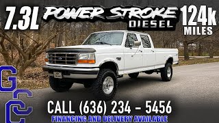 73 Powerstroke For Sale 1997 Ford F350 SRW 4x4 OBS Diesel CCLB With Only 124k Miles [upl. by Giule]