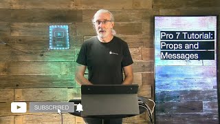 UPDATED ProPresenter 7 Tutorial How to use the Props and Messages Layers [upl. by Ysus836]