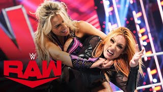 Becky Lynch vs Natalya  NXT Women’s Title Match Raw highlights Sept 18 2023 [upl. by Annahsar]