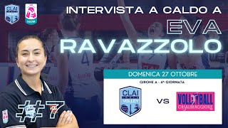 Intervista a caldo a Eva Ravazzolo 7  Clai Imola Volley 🩵🤍 [upl. by Mazel]