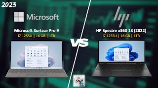 Surface Pro 9 vs Spectre x360 13 [upl. by Humphrey]