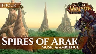 Spires of Arak  Music amp Ambience 1 hour 4K World of Warcraft Warlords of Draenor aka WoD [upl. by Hailahk]