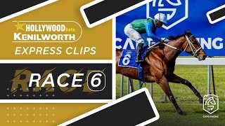 20240106 Hollywoodbets Kenilworth Race 6 won by BEACH BOMB [upl. by Ayela]