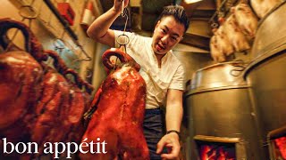 We Tried Hong Kong’s Legendary WholeRoasted Goose  Street Eats  Bon Appétit [upl. by Prebo]