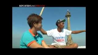 Reporters Notebook Maki Pulido climbs the centuryold Pugad lighthouse [upl. by Yelah126]