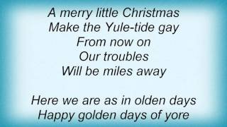 18956 Pretenders  Have Yourself A Merry Little Christmas Lyrics [upl. by Dory646]