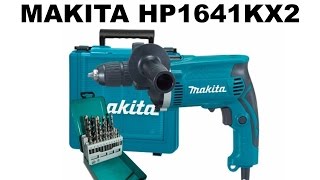 Ударная дрель Makita HP1641 Обзор HP1641KX2 HP1641K HP1640 [upl. by Harriman875]