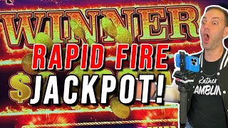 RAPID FIRE JACKPOT ➤ 6400 Buffalo Link GROUP PULL [upl. by Anileba]