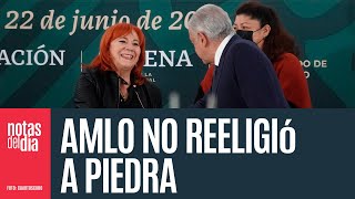 AMLO no intervino en la reelección de Piedra responde Claudia “a la comentocracia” [upl. by Llenahs]