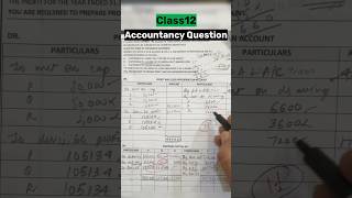 Accountancy Question for Practice class12accounts commerceclasses shorts [upl. by Otxilac]